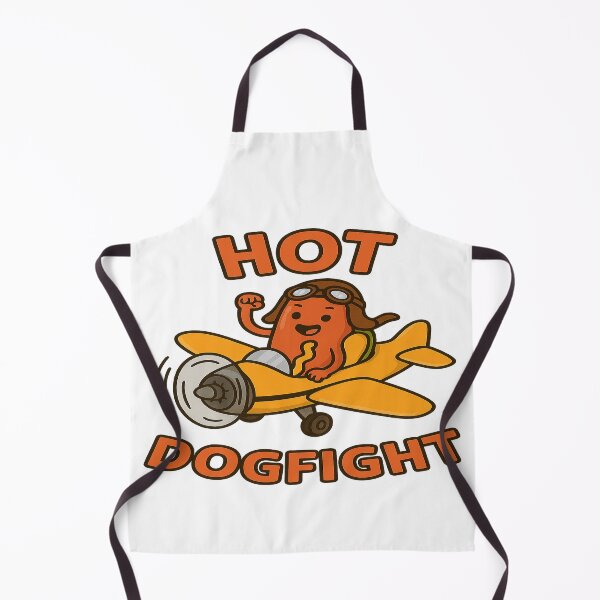 Artikelvorschau, Hot Dogfight Lustiges Pilotenwurst-Design entworfen und verkauft von DonnyFoodGadget.