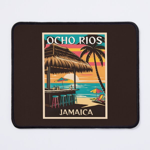 Item preview, Ilustración de viaje vintage de Ocho Ríos, Jamaica designed and sold by GoodOldVintage.