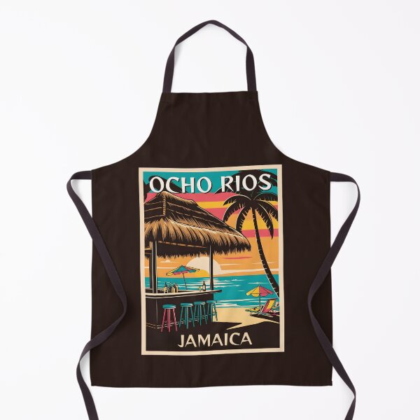 Item preview, Ilustración de viaje vintage de Ocho Ríos, Jamaica designed and sold by GoodOldVintage.
