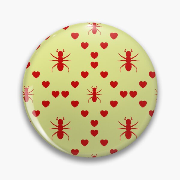 Item preview, Ameisen Nahtloses Herzmuster |  de fourmi Modèle de cœur sans couture | Ant  Seamless Heart Pattern | formica Motivo a cuore senza cuciture designed and sold by TheIconSmith.