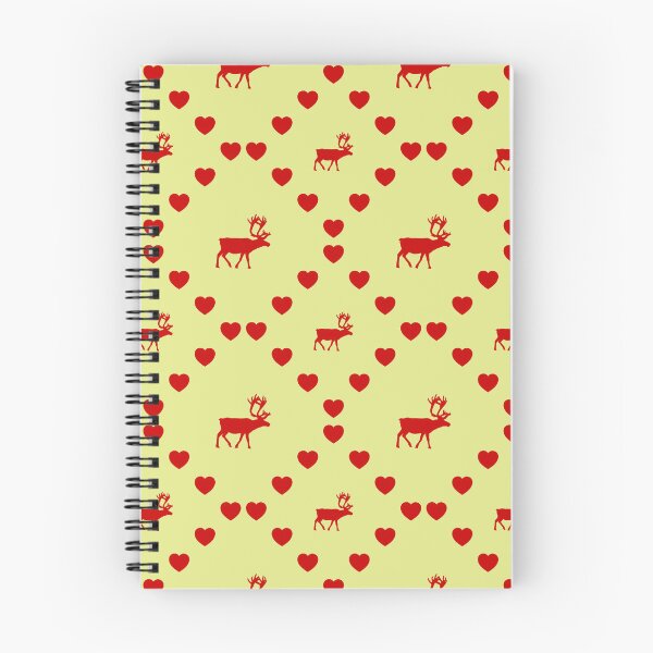 Item preview, Rentier Seamless Heart Pattern | Renne Modèle de cœur sans couture | Reindeer Seamless Heart Pattern | Renna Motivo cuore senza cuciture designed and sold by TheIconSmith.