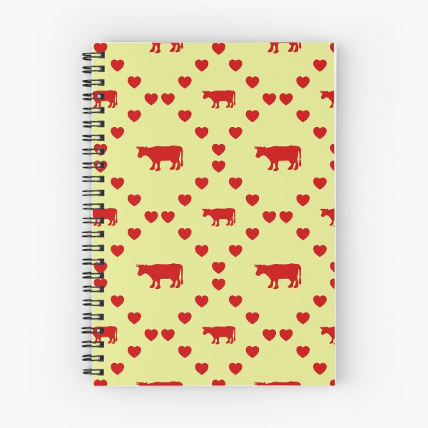 Item preview, Cow Seamless Heart Pattern | Modèle de cœur sans couture Vache | Cow Seamless Heart Pattern | Mucca Motivo cuore senza cuciture designed and sold by TheIconSmith.