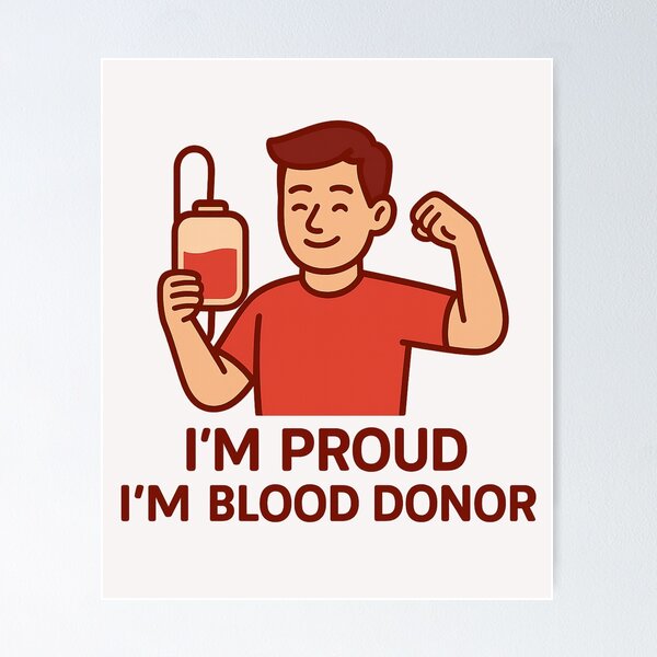 Item preview, Blood Donor Save Lives – Proud Blood Donation  designed and sold by RANDOMNESS.