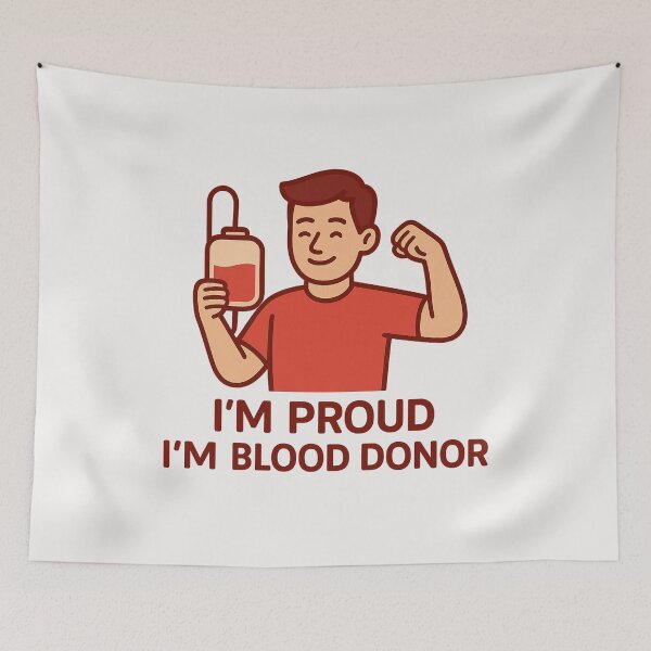 Item preview, Blood Donor Save Lives – Proud Blood Donation  designed and sold by RANDOMNESS.