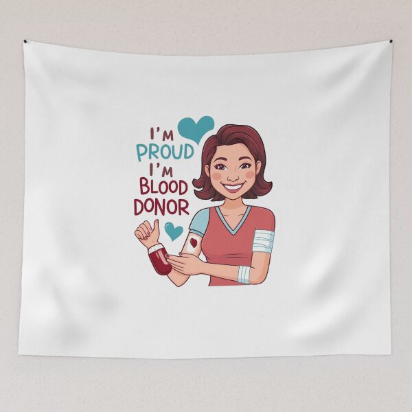 Item preview, Blood Donor Save Lives – Proud Blood Donation  designed and sold by RANDOMNESS.