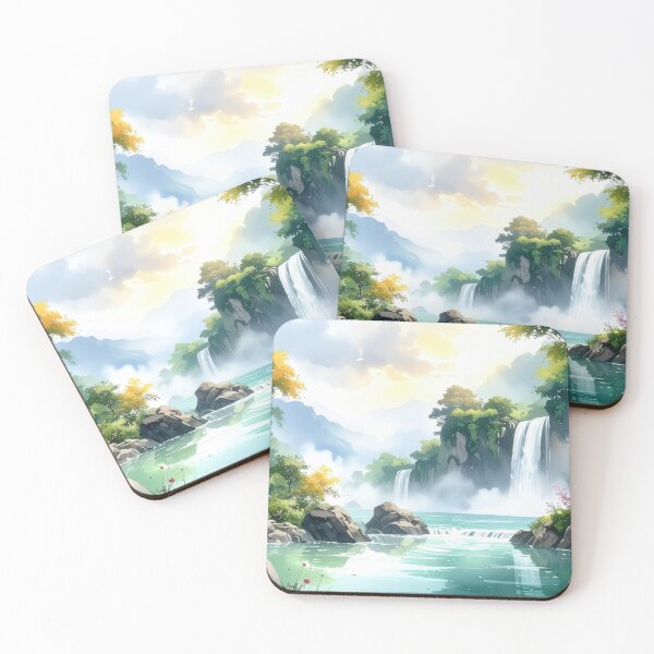 Item preview, Misty Horizons and Silver Fall designed and sold by In Linear.
