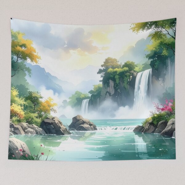 Item preview, Misty Horizons and Silver Fall designed and sold by In Linear.