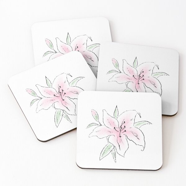 Item preview, Stylized lily flower designed and sold by Cheri-cherry.