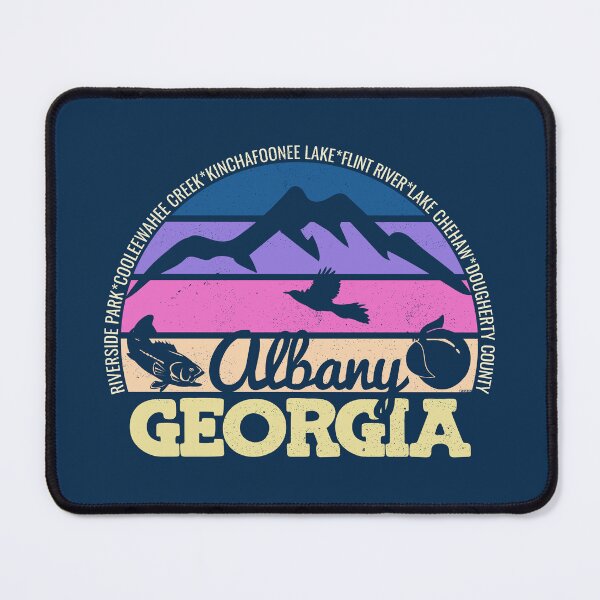 Item preview, Albany Georgia Sunset Retro Vintage Local Pride Logo designed and sold by CRHPOD20.