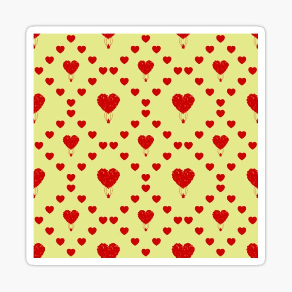 Item preview, Romantic Hot Air Balloon Nahtloses Herzmuster | Romantic Hot Air Balloon Seamless Heart Pattern | Romantic Hot Air Balloon Seamless Heart Pattern | Romantic Hot Air Balloon Modello di cuore senza designed and sold by TheIconSmith.