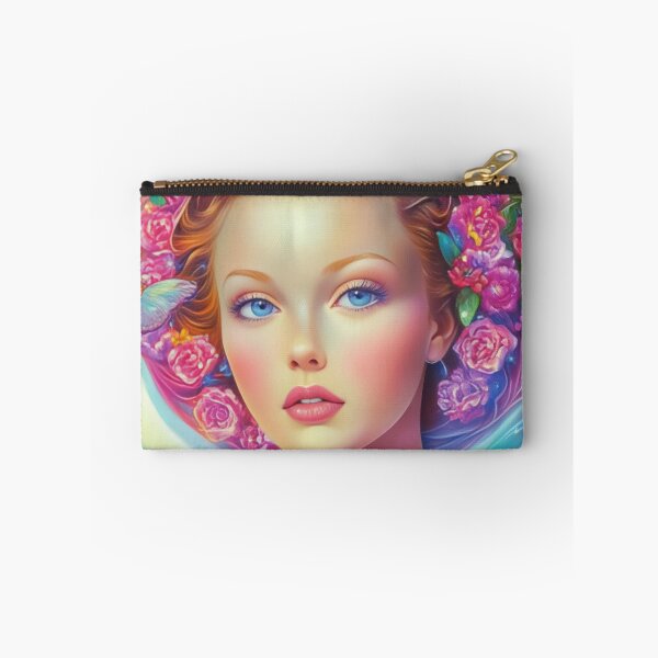 Item preview, Ethereal Flower Crown Portrait with Butterfly and Rainbow Glow designed and sold by CASturgill.