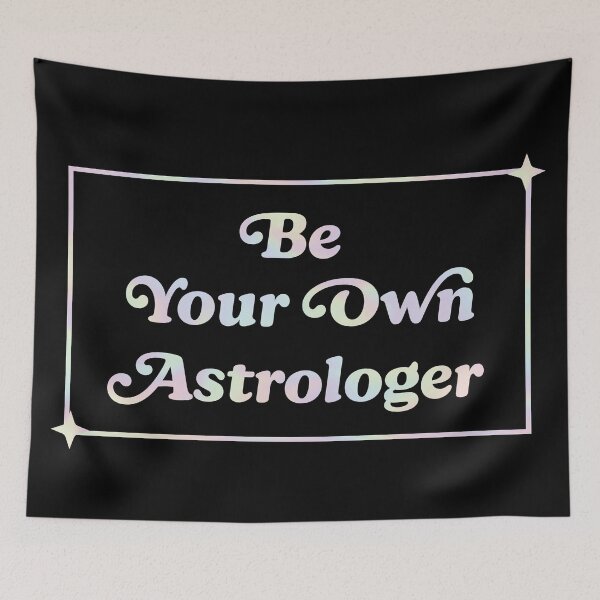 Item preview, Minimalist Be Your Own Astrologer Unisex T Shirts and Stickers designed and sold by Apotheosis by Irie Meraki.
