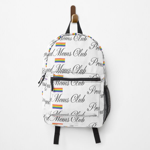 Item preview, Proud Moms Club Design – Elegant Script with Rainbow Pride Accent designed and sold by TeeTimeTreasure.