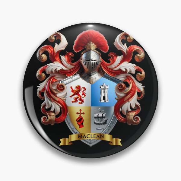 Item preview, Maclean Family Crest  Historic Scottish Coat of Arms of Strength & Legacy designed and sold by Highlandkings.