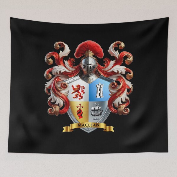 Item preview, Maclean Family Crest  Historic Scottish Coat of Arms of Strength & Legacy designed and sold by Highlandkings.