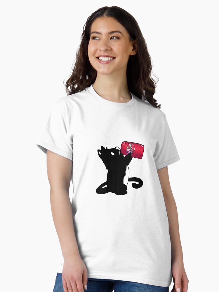 Thumbnail 2 of 7, Classic T-Shirt, Dr. Pepper Cat designed and sold by jesslcv.