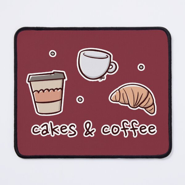 Item preview, Cute cakes & coffee illustration | kawaii café treats designed and sold by Sugar-Bubbles.