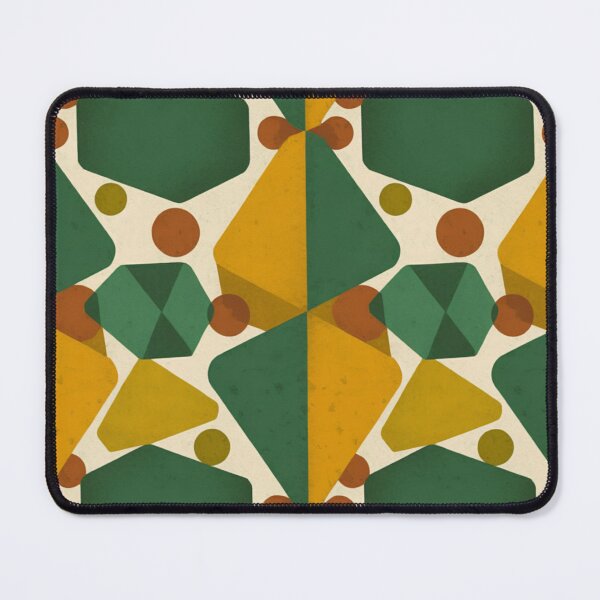 Item preview, Abstract Pattern - Mustard and Green designed and sold by whitecat23.