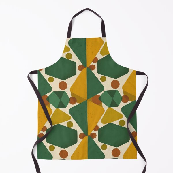 Item preview, Abstract Pattern - Mustard and Green designed and sold by whitecat23.