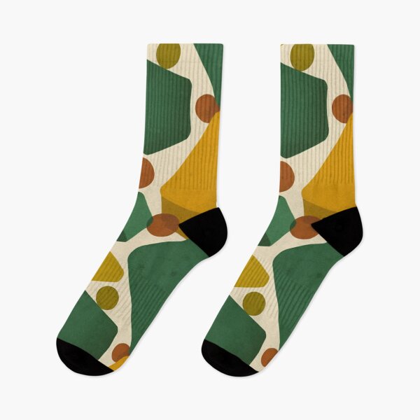 Item preview, Abstract Pattern - Mustard and Green designed and sold by whitecat23.