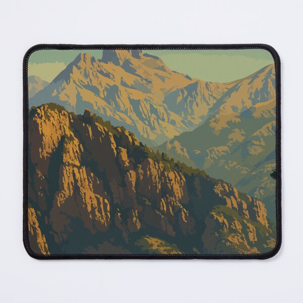 Item preview, Vintage Monte Cinto Poster – Corsica designed and sold by Atelier Brume.