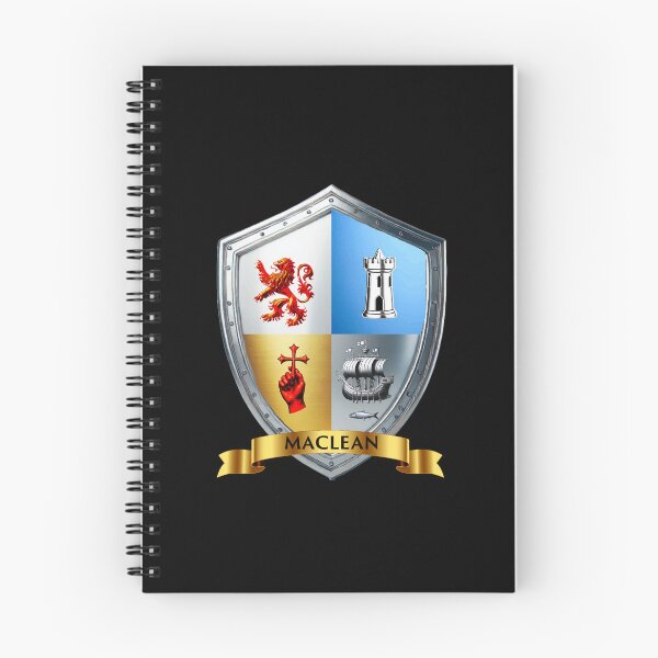 Item preview, Maclean Heraldic Shield with Name Banner  Highland Valor designed and sold by Highlandkings.
