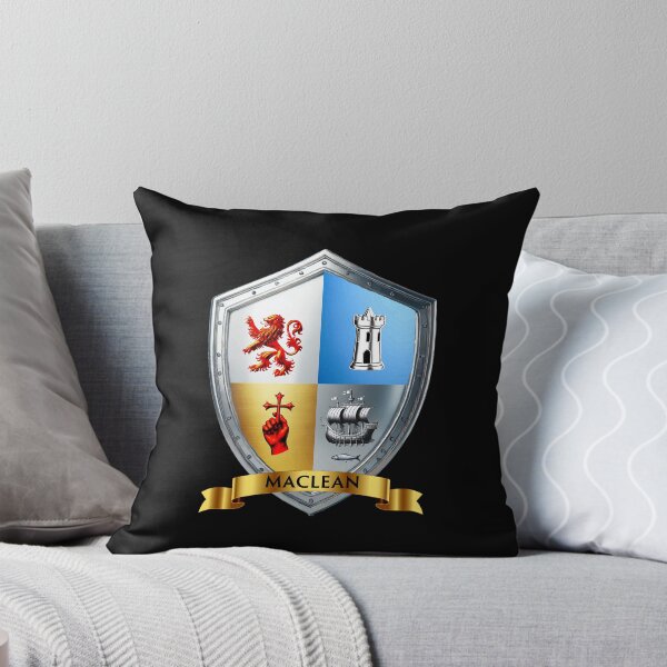 Item preview, Maclean Heraldic Shield with Name Banner  Highland Valor designed and sold by Highlandkings.
