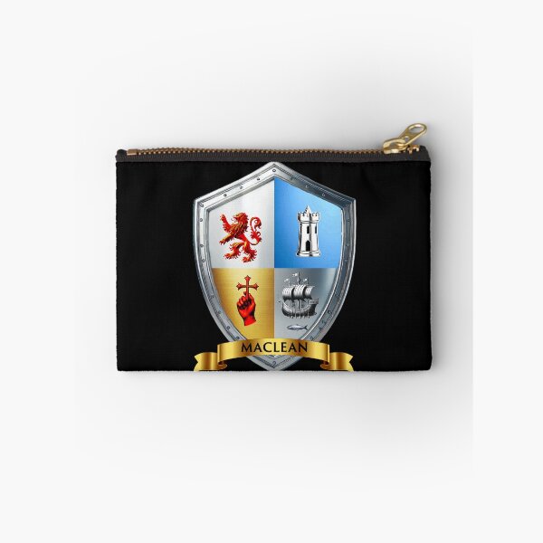 Item preview, Maclean Heraldic Shield with Name Banner  Highland Valor designed and sold by Highlandkings.