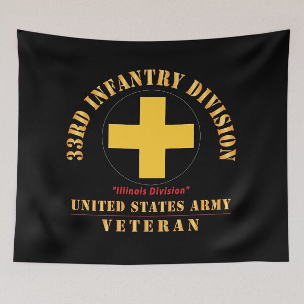 Item preview, Army - SSI - 33rd Infantry Division - Illinois Division - US Army Veteran X 300 designed and sold by Military Insignia Products.