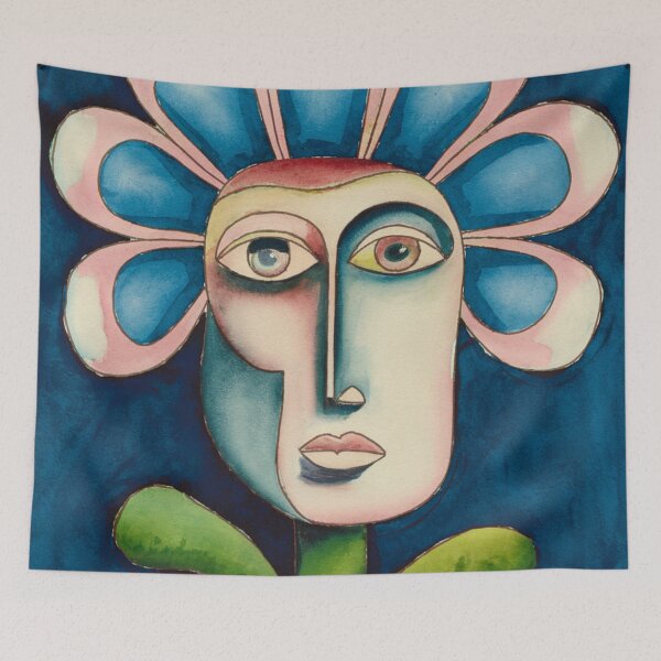 Item preview, Abstract Flower Head designed and sold by whitecat23.