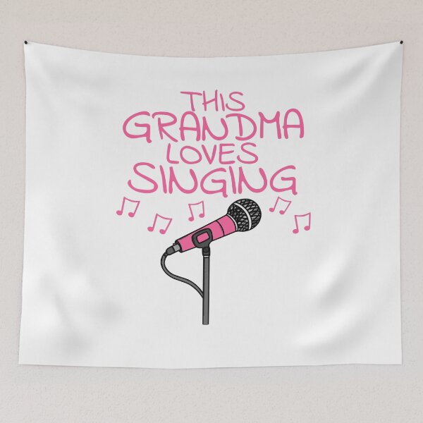Item preview, This Grandma Loves Singing, Female Vocalist, Singer Musician designed and sold by doodlerob.