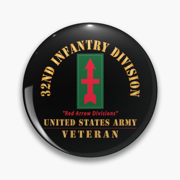 Item preview, Army - SSI - 32nd Infantry Division - Red Arrow Division - US Army Veteran X 300 designed and sold by Military Insignia Products.