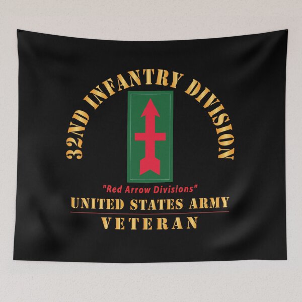 Item preview, Army - SSI - 32nd Infantry Division - Red Arrow Division - US Army Veteran X 300 designed and sold by Military Insignia Products.