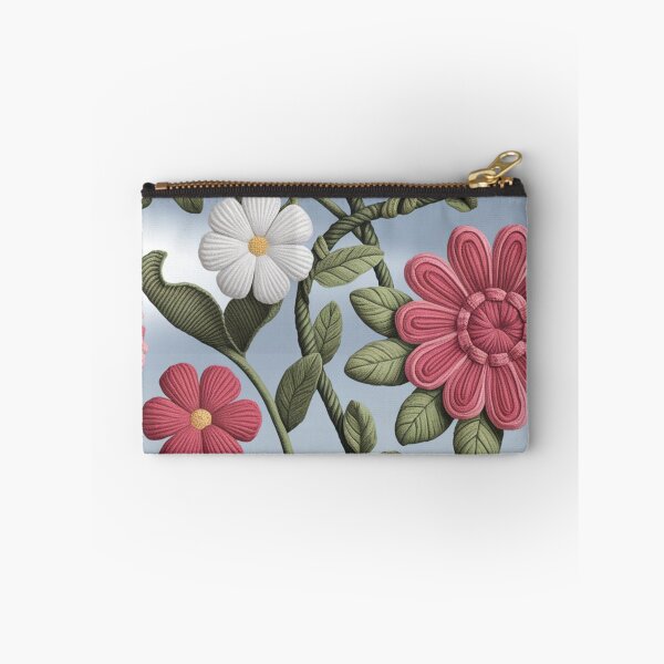Item preview, Textile Flowers Print designed and sold by whitecat23.