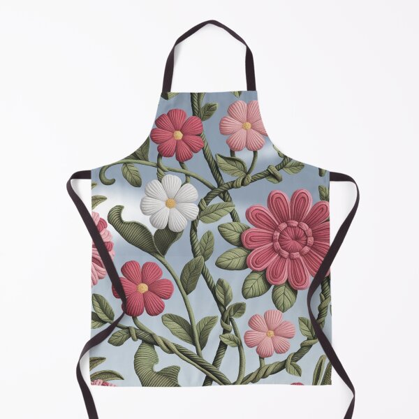 Item preview, Textile Flowers Print designed and sold by whitecat23.