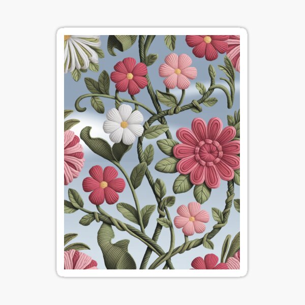 Aperçu de l'œuvre Imprimé fleurs textiles créée et vendue par whitecat23.