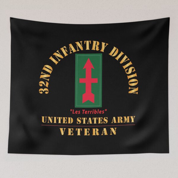 Item preview, Army - SSI - 32nd Infantry Division - Les Terribles - US Army Veteran X 300 designed and sold by Military Insignia Products.