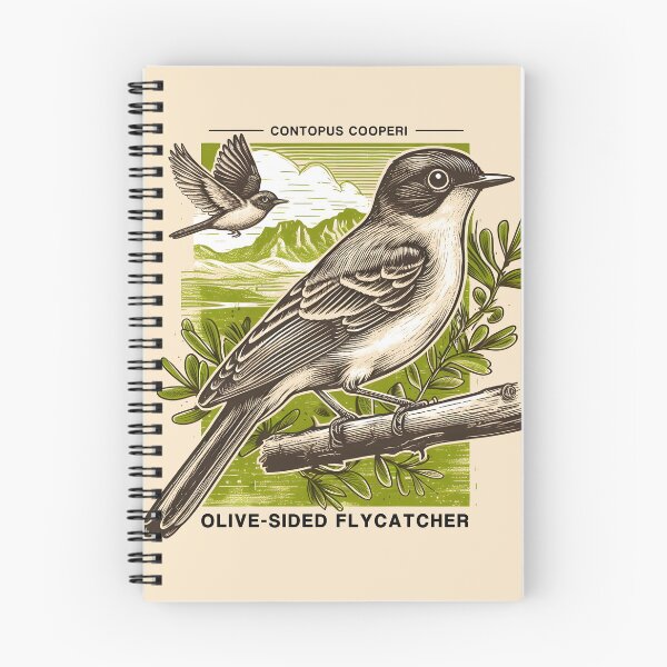 Item preview, Olive-sided Flycatcher 7 designed and sold by theAVIARY7.