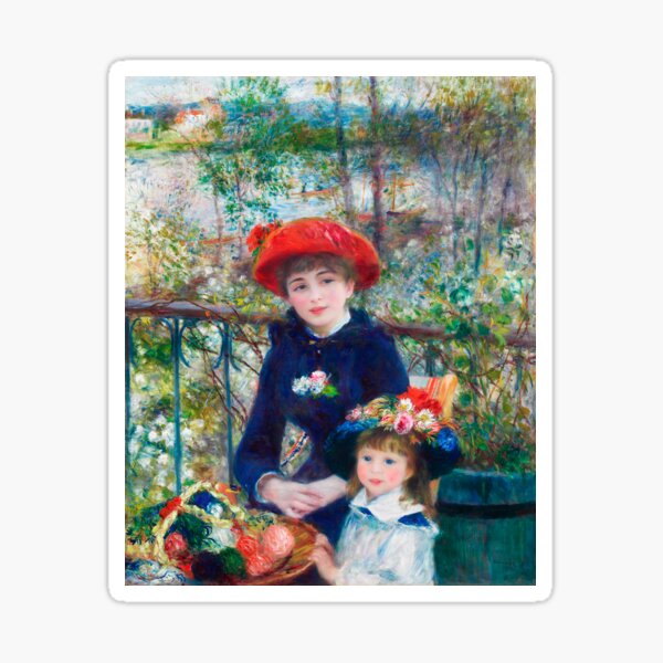Artikel-Vorschau von Zwei Schwestern (Auf der Terrasse) (1881) von Pierre-Auguste Renoir, designt und verkauft von stevepmp.