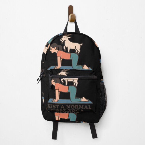 Item preview,  Just a Normal Goat Yoga Session – Funny Animal Yoga Quote with Cute Goat Illustration designed and sold by Jason123za.