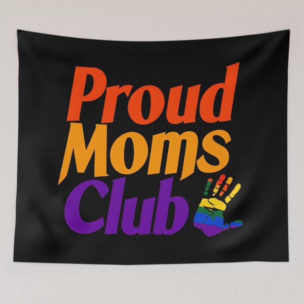 Item preview, Proud Moms Club Rainbow Handprint Design – LGBTQ+ & Autism Mom Pride Gift designed and sold by TeeTimeTreasure.