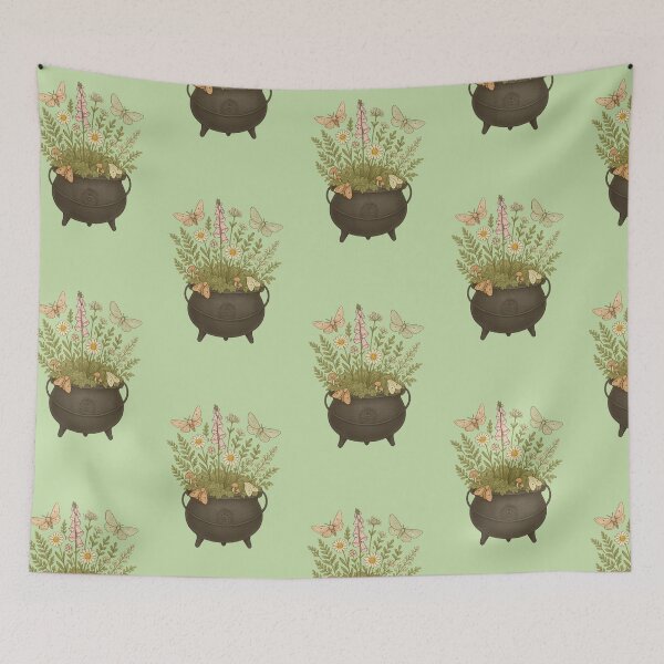 Item preview, Whimsical Cottagecore Cauldron designed and sold by TexasDawnDesign.