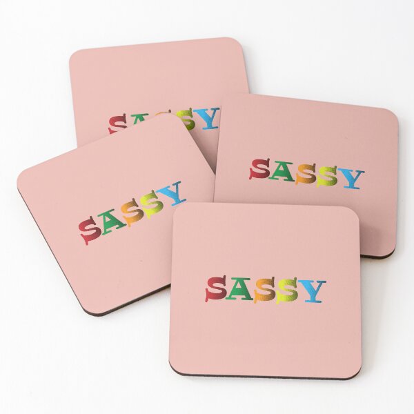 Item preview, SASSY noise typography designed and sold by trepiu.