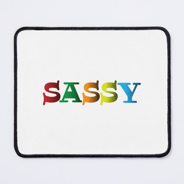 Item preview, SASSY noise typography designed and sold by trepiu.