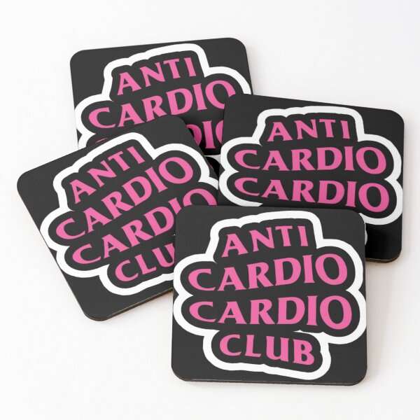 Item preview, Anti Cardio Cardio Club – Funny Gym Quote Design designed and sold by HYSTOREGYMWEAR.