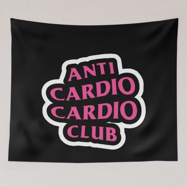 Item preview, Anti Cardio Cardio Club – Funny Gym Quote Design designed and sold by HYSTOREGYMWEAR.