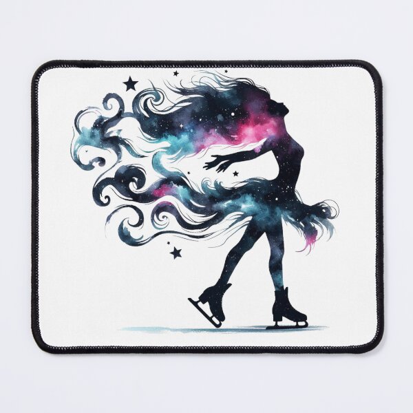 Item preview, Galaxy Stride - Ice-Skater designed and sold by TeetasticBtque.