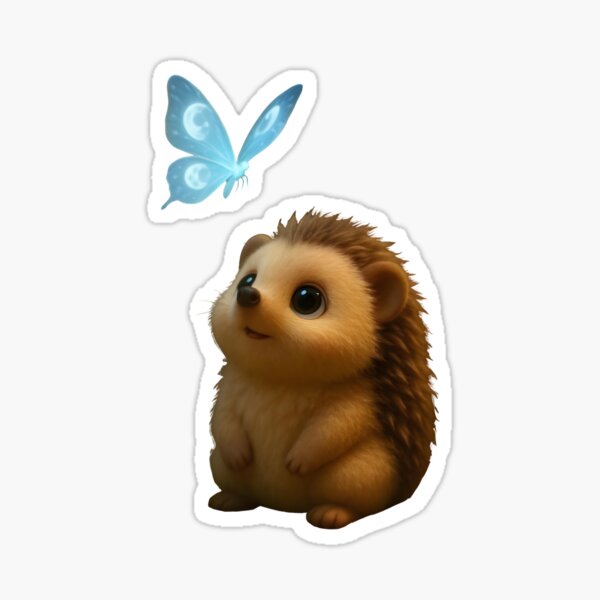 Item preview, The Hedgehog and the Butterfly designed and sold by STORE-AI.