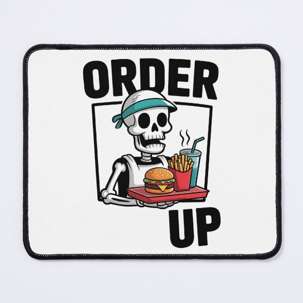 Item preview, Order's Up Skeleton Fast Food Humor designed and sold by Taans-Creation.
