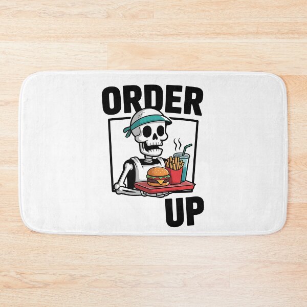 Item preview, Order's Up Skeleton Fast Food Humor designed and sold by Taans-Creation.